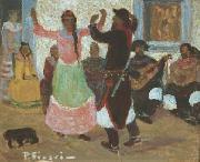 Pedro Figari Bailecito oil